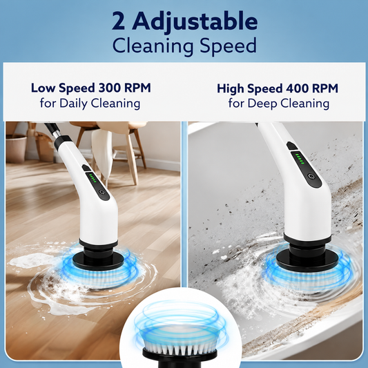 Electric Spin Scrubber | Rechargeable Power Cleaning Brush