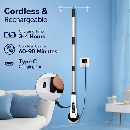 Electric Spin Scrubber | Rechargeable Power Cleaning Brush