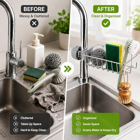 Kitchen Sink Organiser Stainless Steel